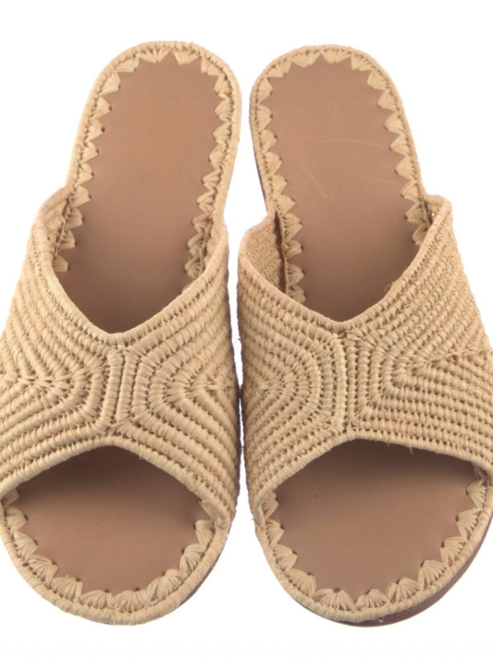 Carrie Forbes Raffia Sandals Size 36 (6)